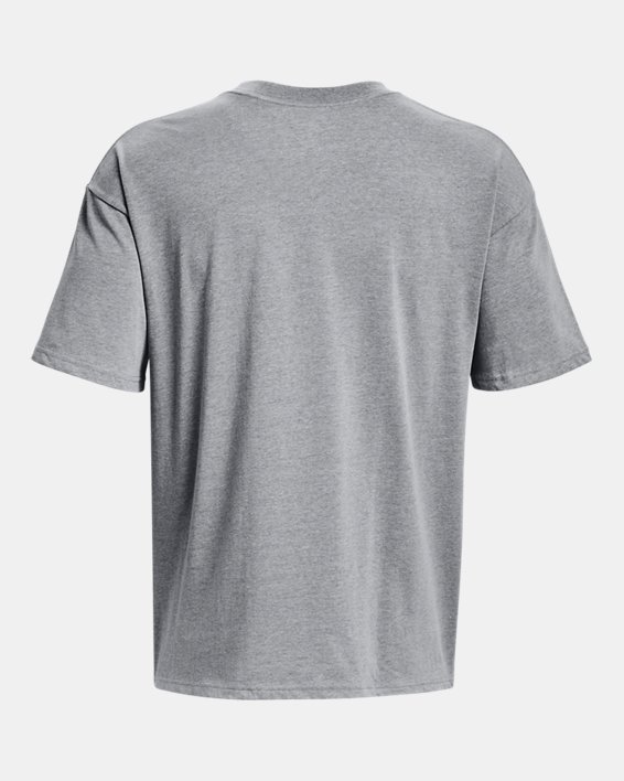 Men's UA Oversized Heavyweight Short Sleeve in Gray image number 5